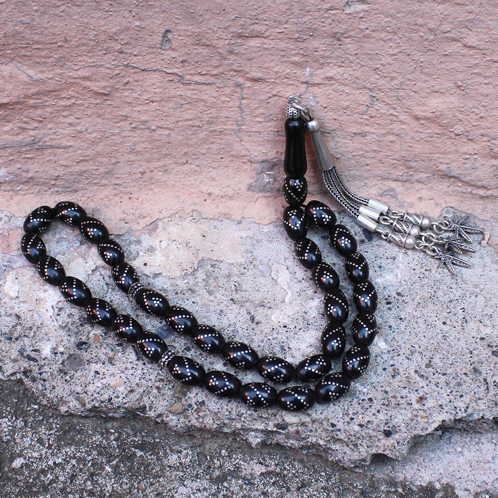 Oltu Stone Prayer Beads