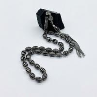 12 Li Karpuz Dilimi İşlemeli Erzurum Oltu Taşı Tesbih 