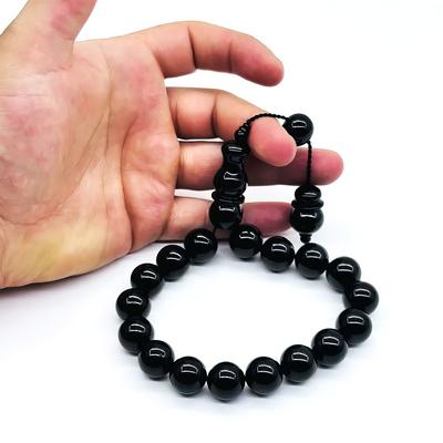 15 x 15 Mm Kumpaslı Efe Maskot Erzurum Oltu Taşı Tesbih