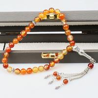 Akik Doğal Taş Tesbih (8 x 8 mm) TP001618