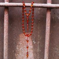 Bal Rengi Beyzi Sıkma Kehribar Tesbih