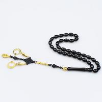 Beyzi Model Sade Orijinal Oltu Taşı Tesbih