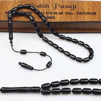 Bilek Boy Sistemli Kapsül Kesim Orijinal Oltu Taşı Tesbih