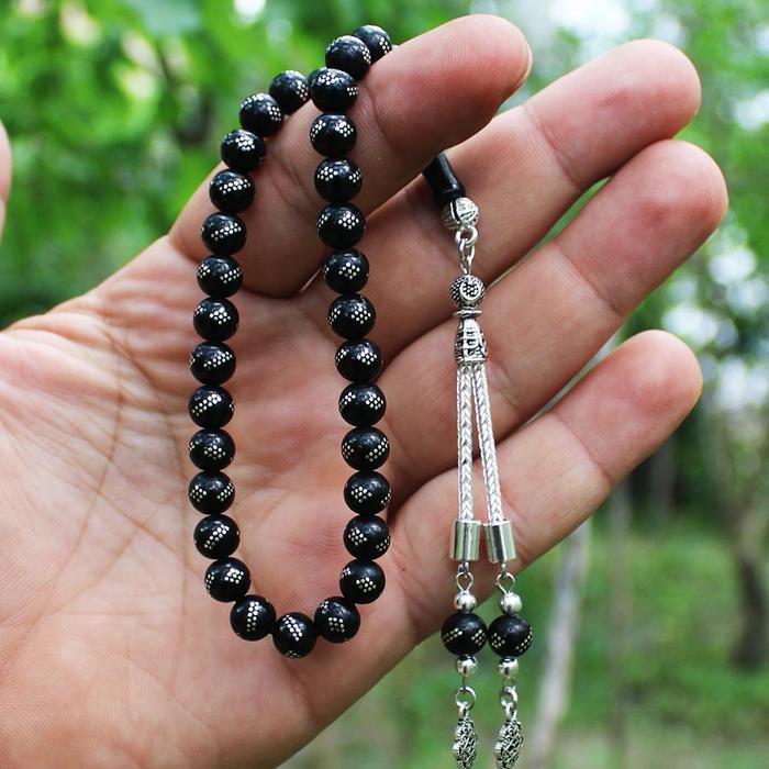 Çift Sıra Arası Baklava İşlemeli Gürcistan Oltusu Tesbih