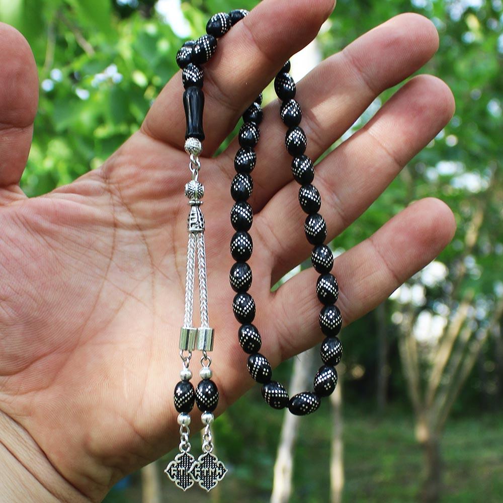 Oltu Stone Prayer Beads