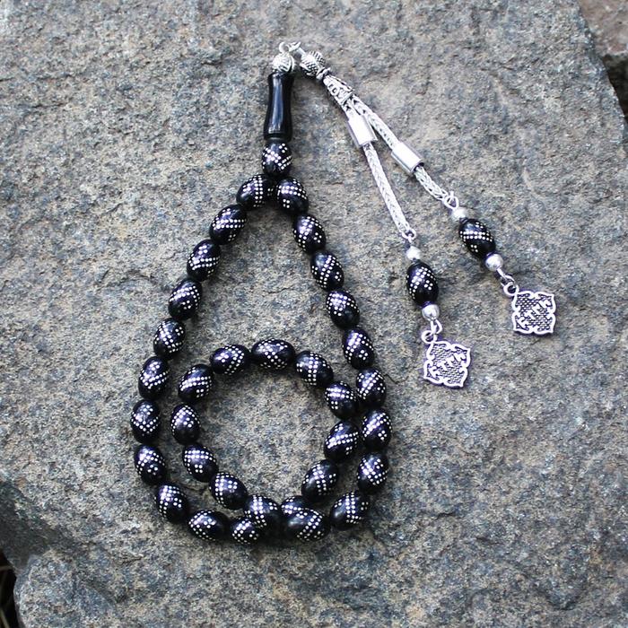 Çift Sıra Zikzak Beyzi Model Gürcistan Oltusu Tesbih