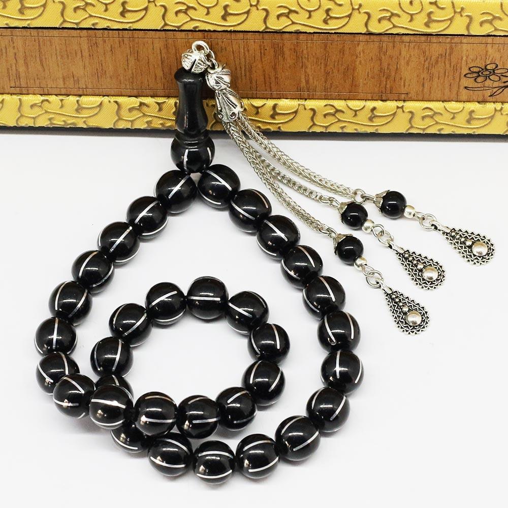 Oltu Stone Prayer Beads