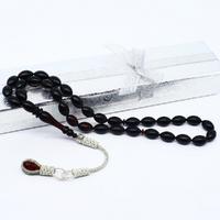 Kazazlı Koyu Kırmızı Hareli Ateş Kehribar Tesbih