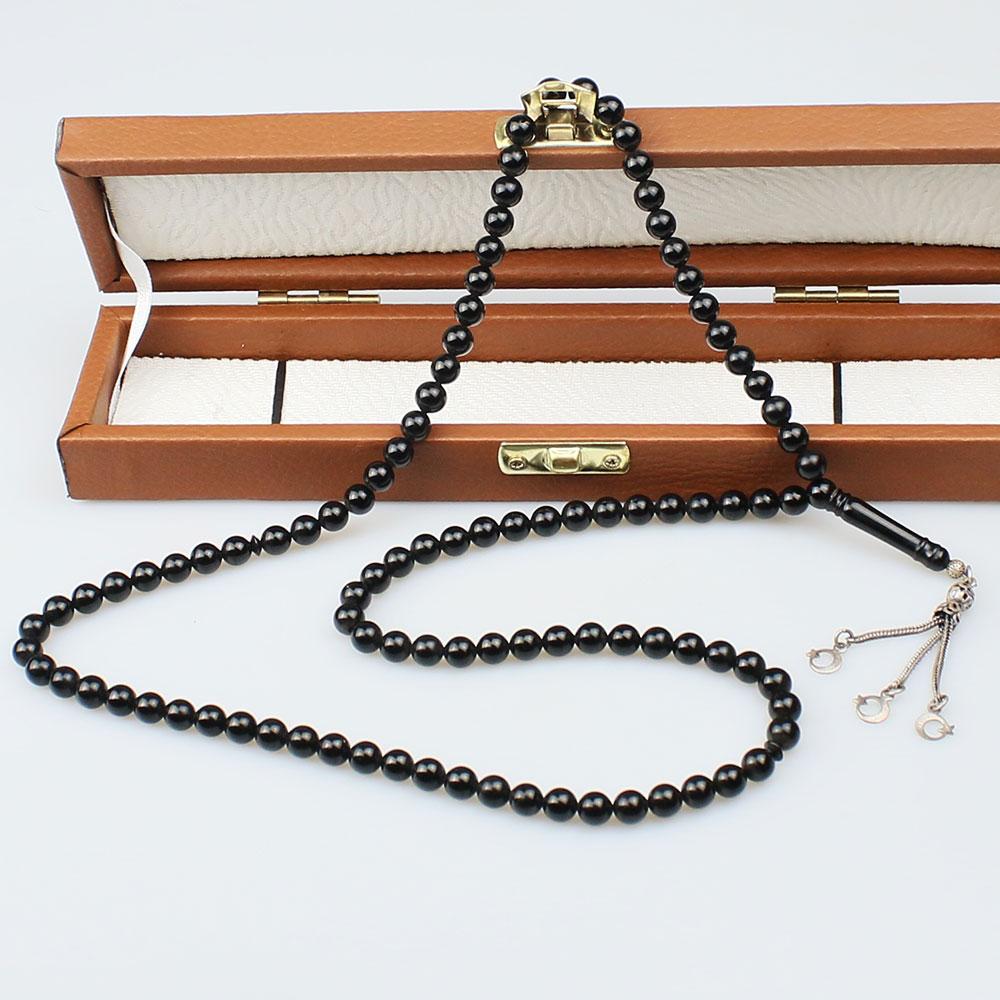 99 Oltu Stone Prayer Beads