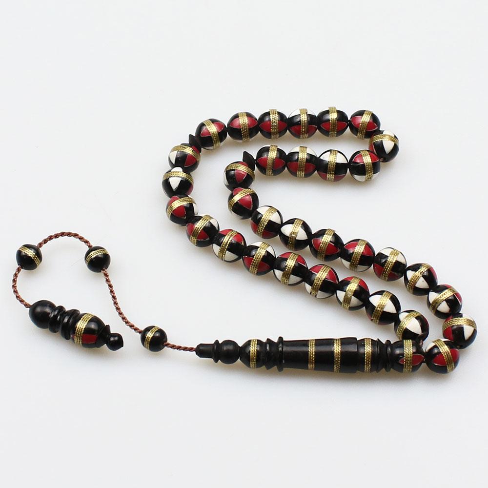 Engraved Kuka Seed Tree Prayer Beads
