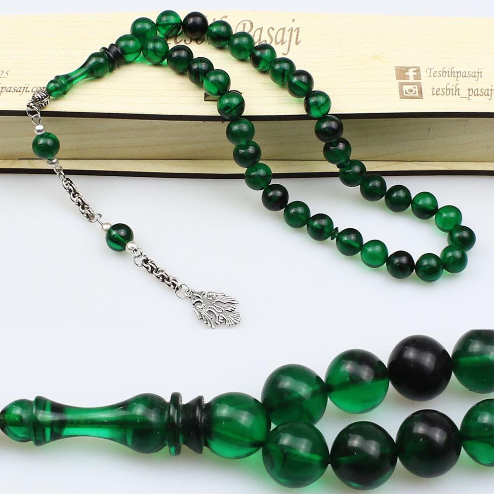 Fire Amber Prayer Beads