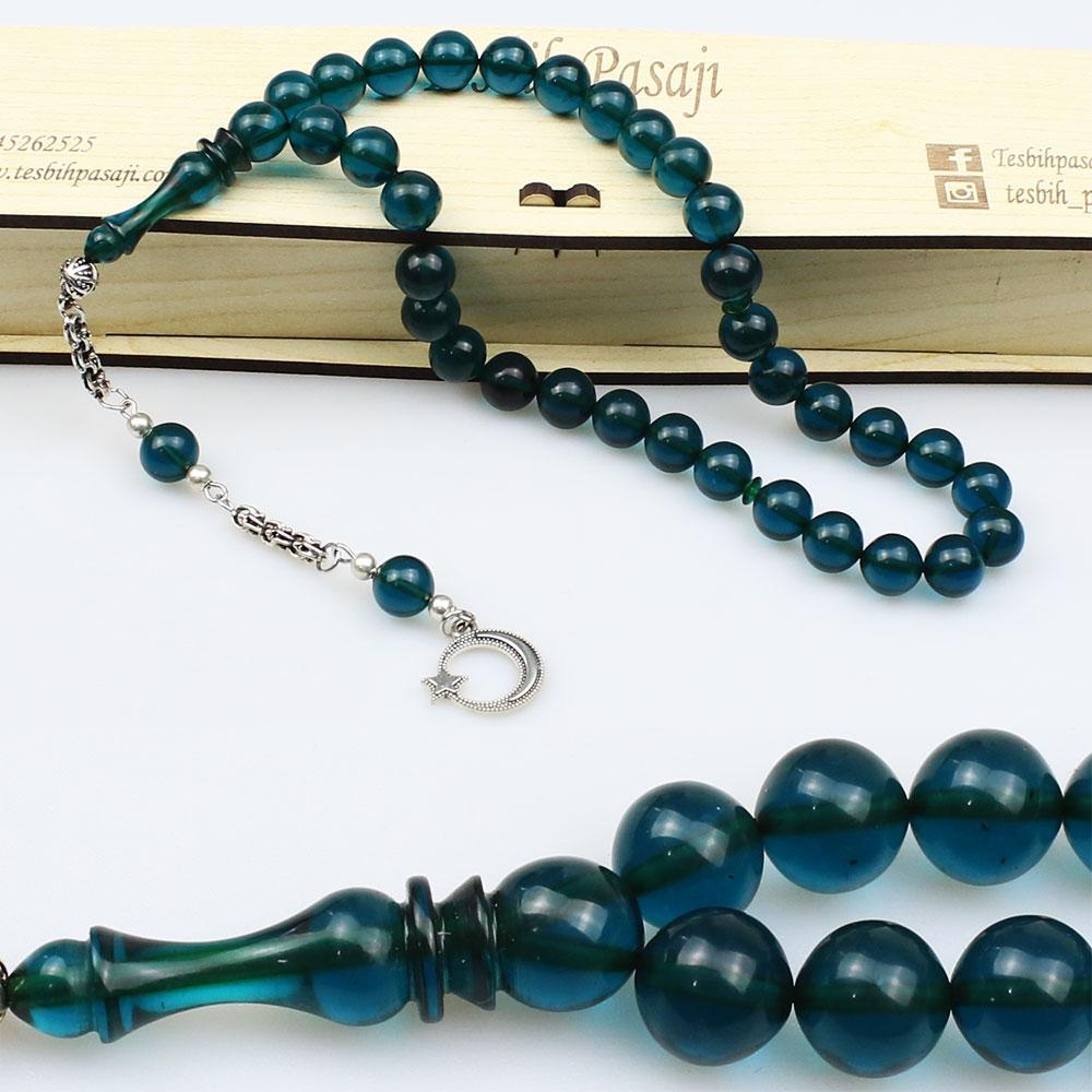 Fire Amber Prayer Beads