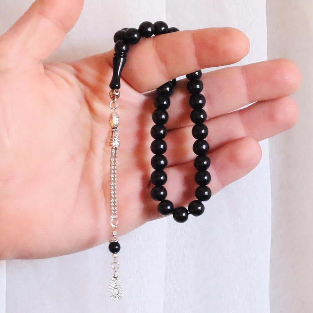 Oltu Stone Prayer Beads