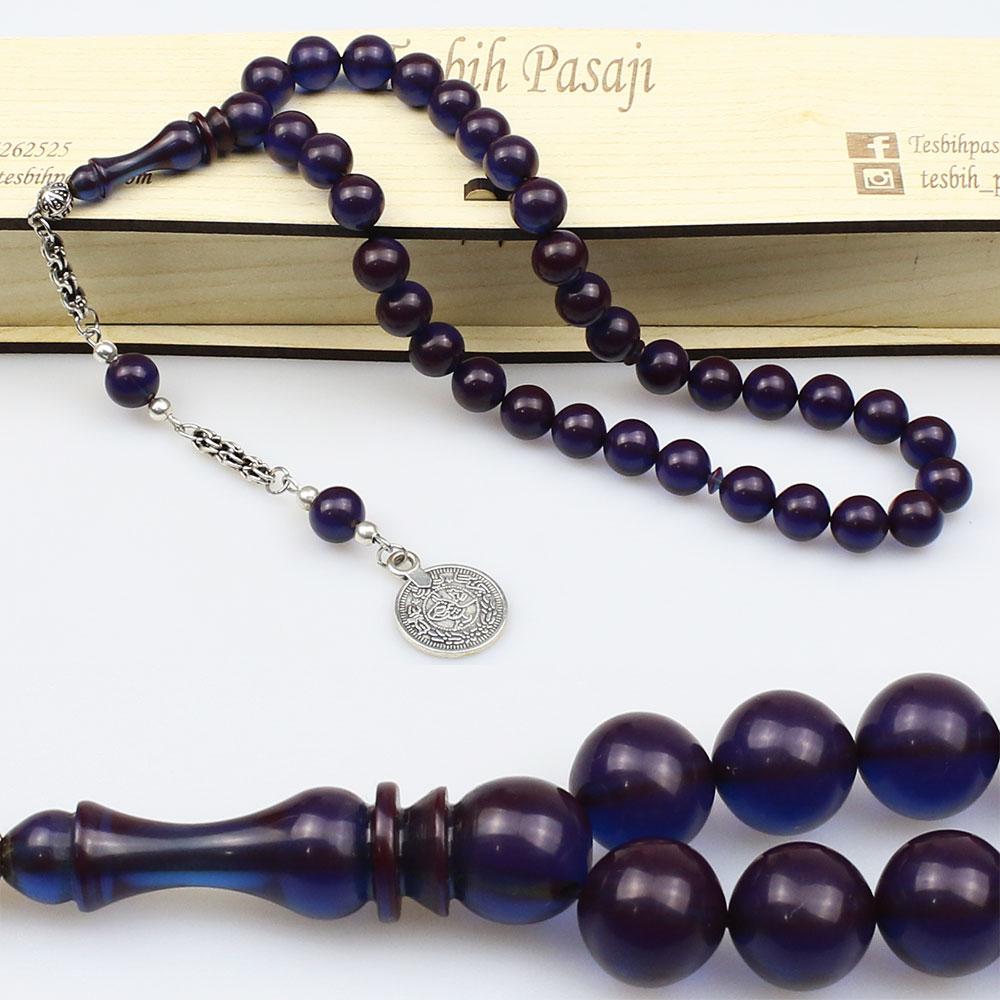 Fire Amber Prayer Beads