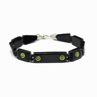 Oltu Taşı Üzeri İşleme Motifli Bileklik