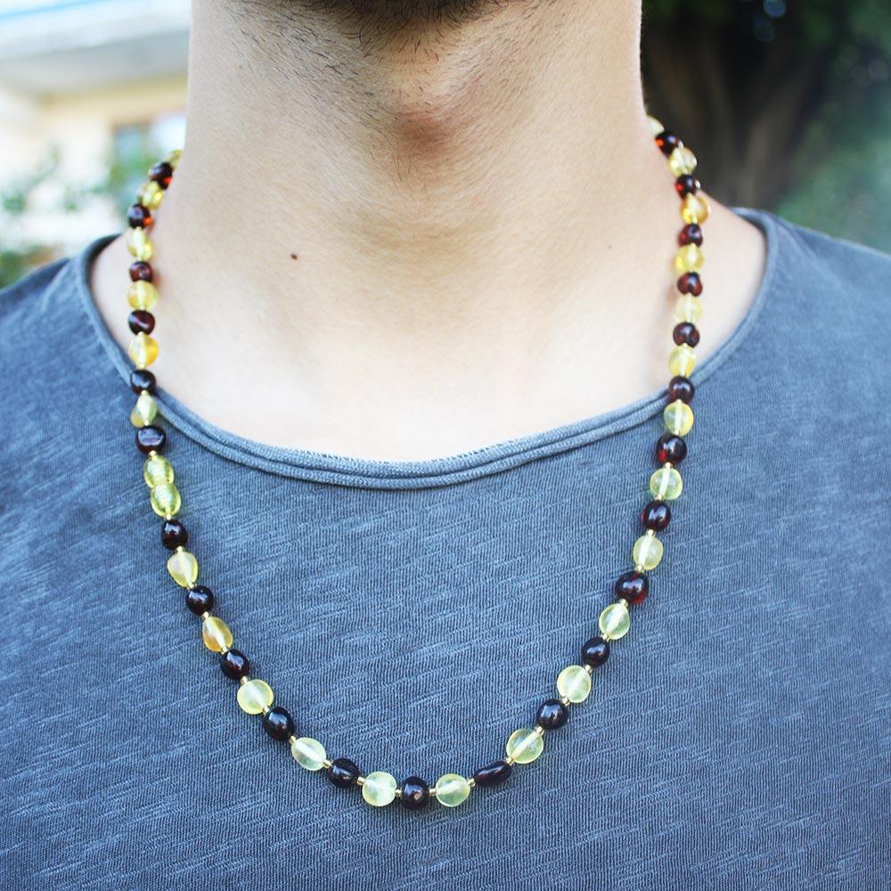 Drop Amber Necklace