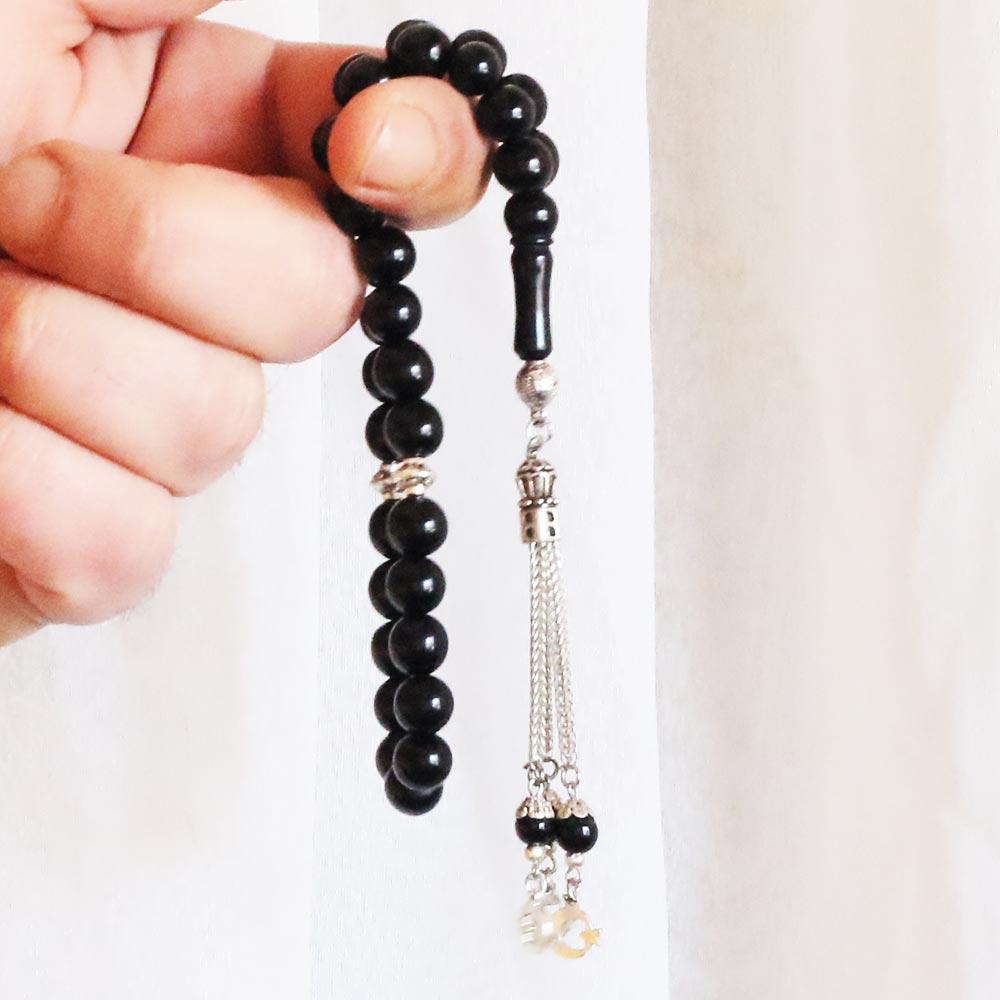 Oltu Stone Prayer Beads