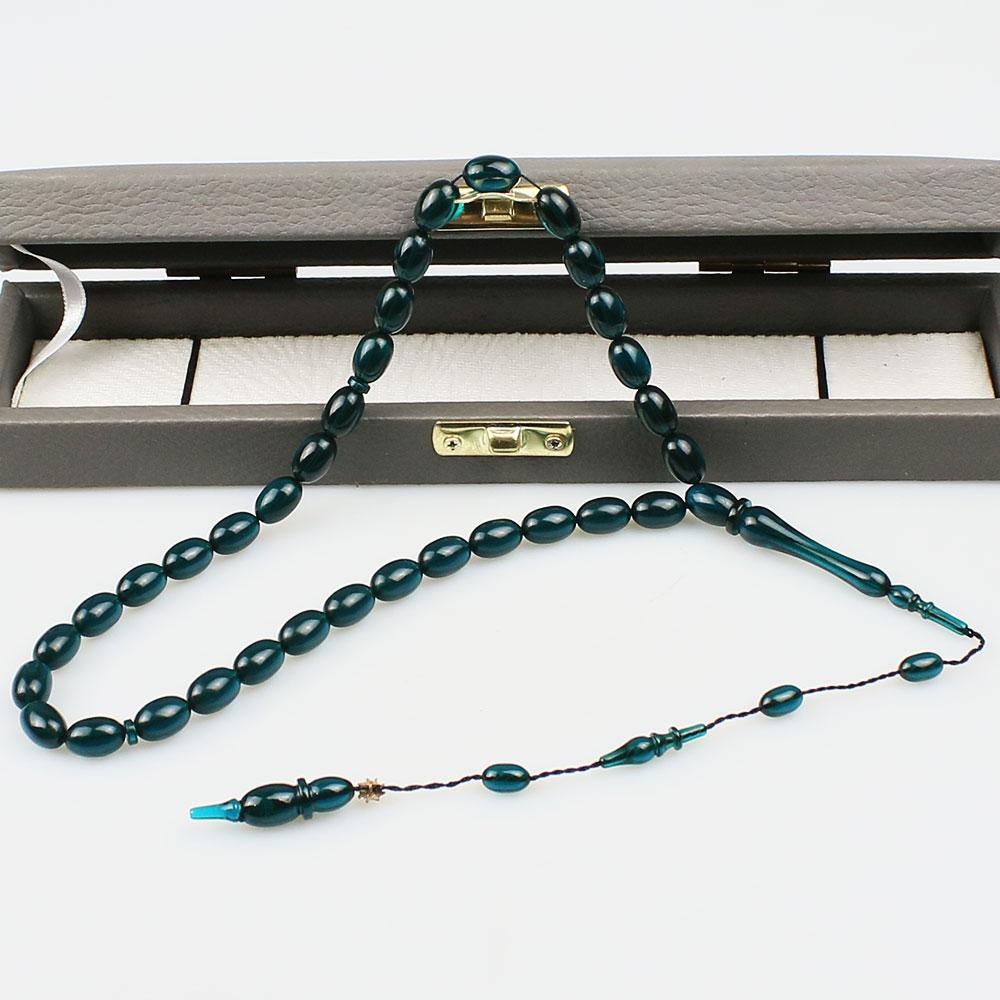Fire Amber Prayer Beads