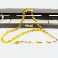 Özel Yapım Bal Ateş Kehribar Tesbih (8 x 12 mm) TP001681