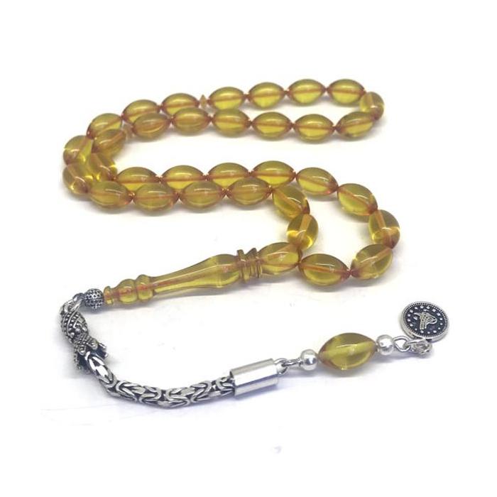 Şeffaf Sarı Ateş Kehribar