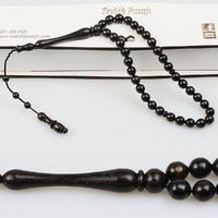 Sistemli Küçük Boy Abanoz Tesbih (7 x 7 mm) TP001660