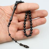 Sistemli Küçük Boy Abanoz Tesbih (7 x 7 mm) TP001660