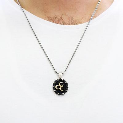 Üç Hilal 925 Ayar Gümüş Kolye