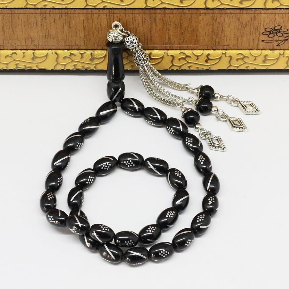 Oltu Stone Prayer Beads
