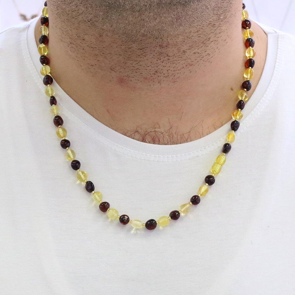 Drop Amber Necklace