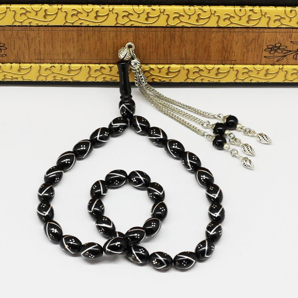 Oltu Stone Prayer Beads