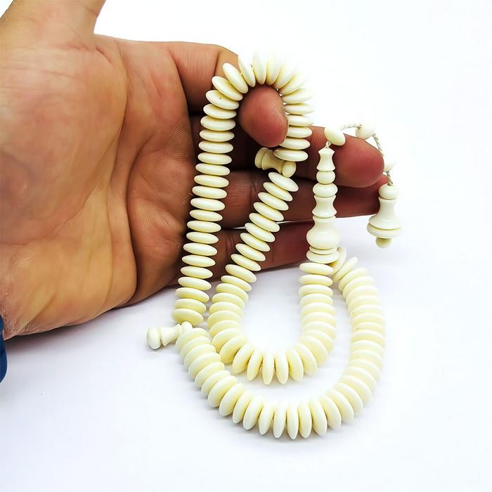 Basık Model 99 lu Kemik Namaz Tesbihi