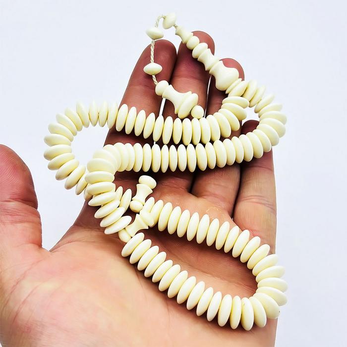 Basık Model 99 lu Kemik Namaz Tesbihi