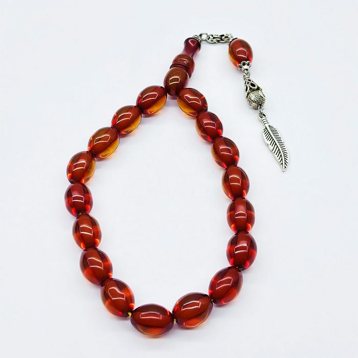 Beyzi Kesim Efe Maskot Sıkma Ateş Kehribar Tesbih