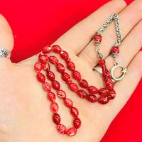 Bol Hareli Mini Sıkma Ateş Kehribar Tesbih