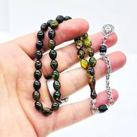 Bol Hareli Sıkma Ateş Kehribar Tesbih