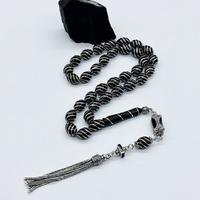 Çeşmi Bülbül İşlemeli Erzurum Oltu Taşı Tesbih