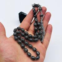 Çeşmi Bülbül İşlemeli Erzurum Oltu Taşı Tesbih