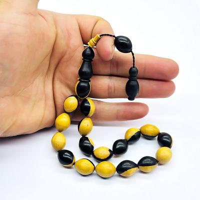 Çift Renk Efe Maskot Abanoz Ağacı Tesbih