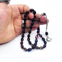 Çoklu Renk Hareli Sıkma Ateş Kehribar Tesbih