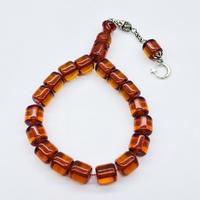 Eskitme Model Efe Maskot Sıkma Ateş Kehribar Tesbih