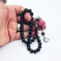 Gümüş İşlemeli Gürcistan Oltu Taşı Tesbih