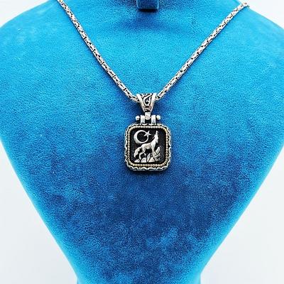 Kral Zincirli 925 Ayar Erkek Gümüş Kolye