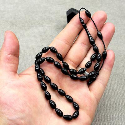 Kumpaslı Göz Yaşı Damlası Model Erzurum Oltu Taşı Tesbih