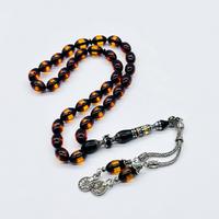 Nakkaş İmameli Sürmeli Toz Sıkma Kehribar 