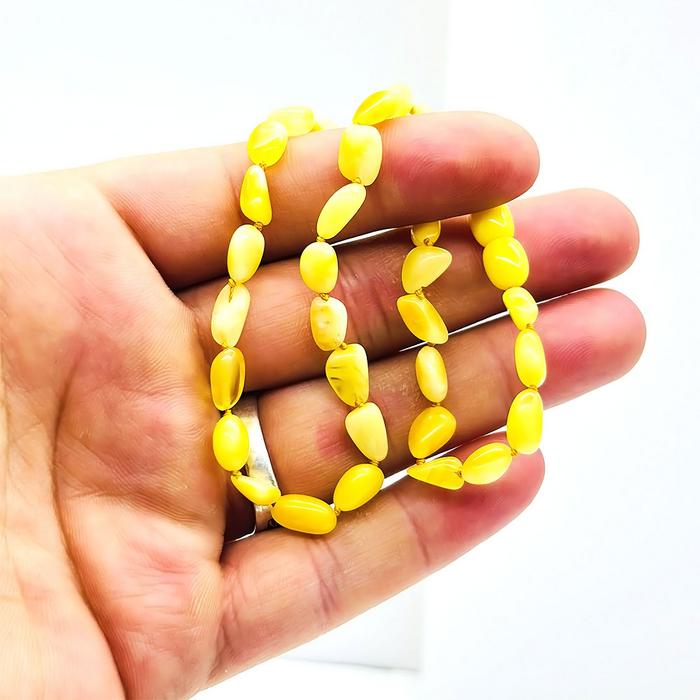 Orijinal Sertifikalı Bebek Damla Kehribar Diş Kolye