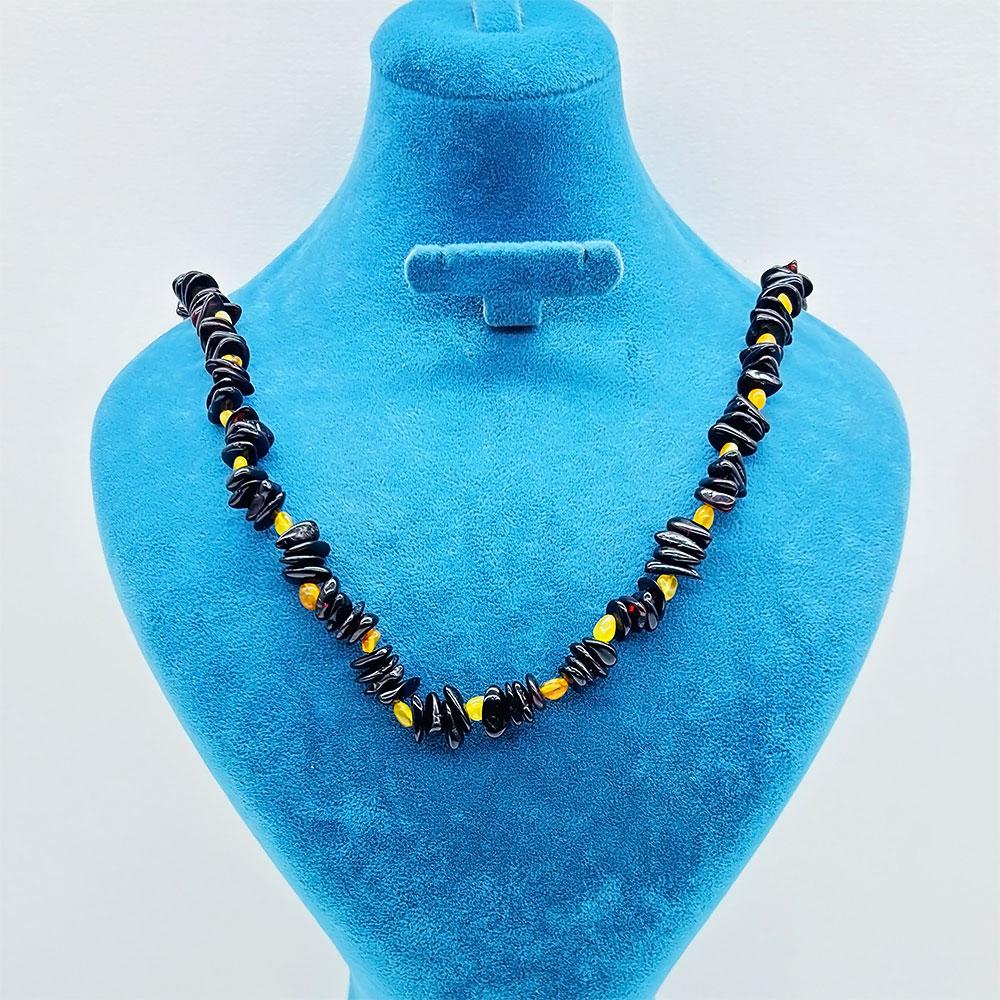 Orijinal Certified Yetişkin Drop Amber Necklace