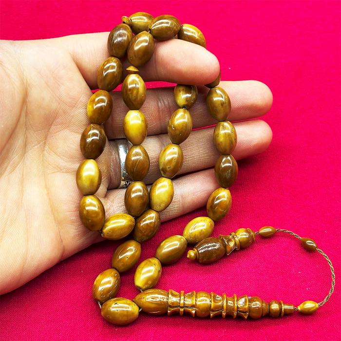 Oyma İmame İşçilikli Kuka Ağacı Tesbih 