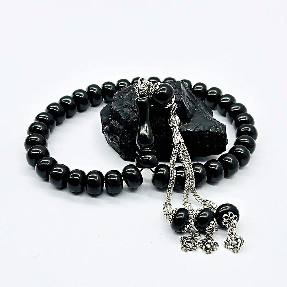 Special Tekerlek Gürcistan Oltu Stone Prayer Beads