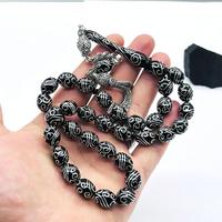 Özel Usta İşçilikli Erzurum Oltu Taşı Tesbih ( 10.5 x 13.5 ) Mm