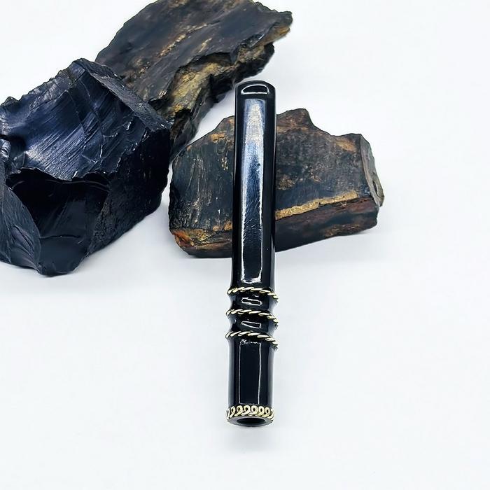 Özel Usta İşçilikli Orijinal Oltu Taşı Ağızlık